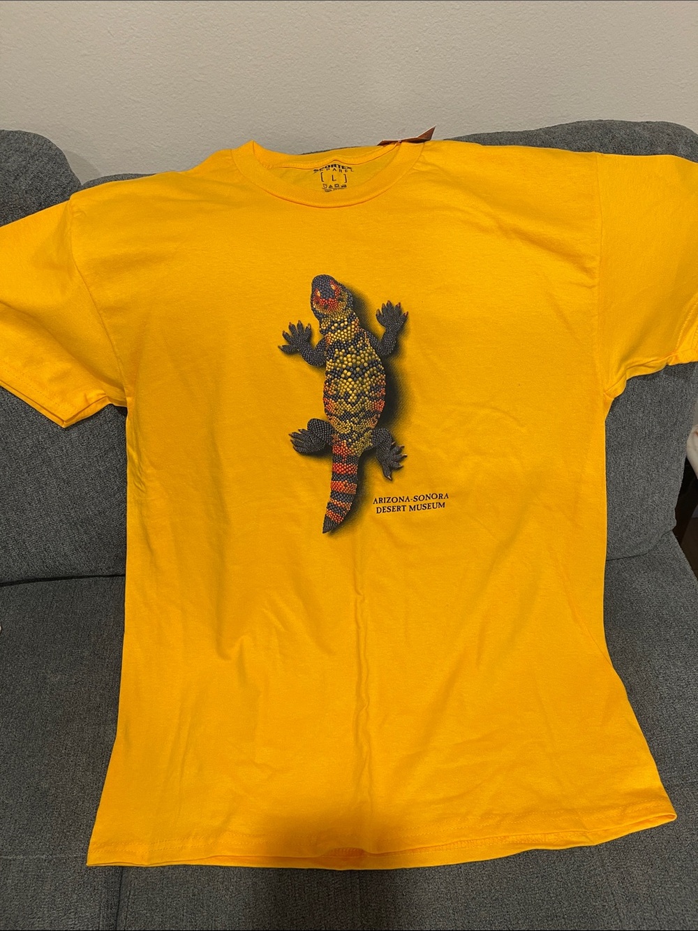 Arizona-Sonora Desert Museum Yellow Gila Monster Short Sleeve Tee
